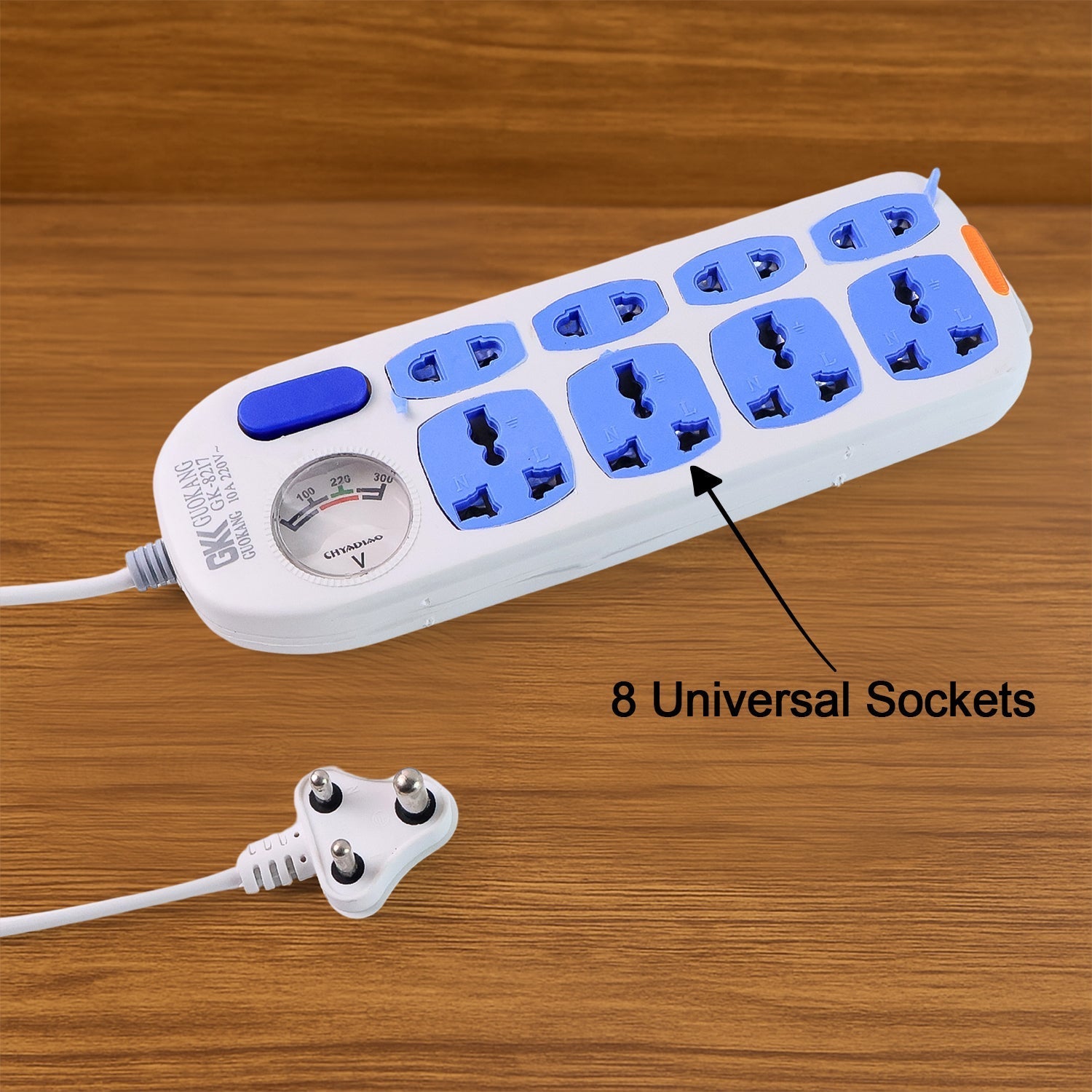 Heavy Duty Multi 8 Socket Extension Board (1 Pc) Heavy Duty Multi 8 Socket Extension Board (1 Pc)